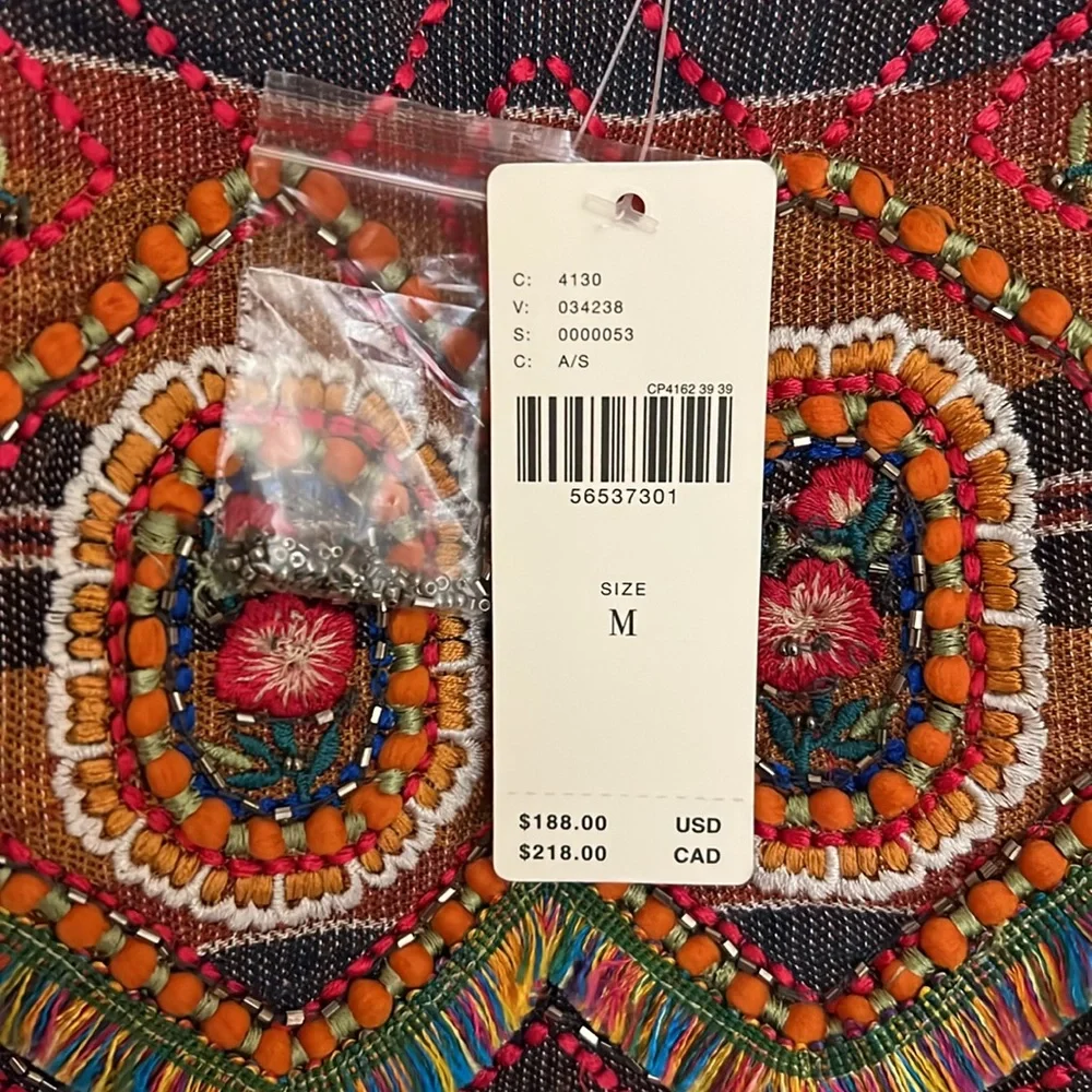 Anthropologie Agave embroidered maxi dress, new with tags - Picture 4 of 4